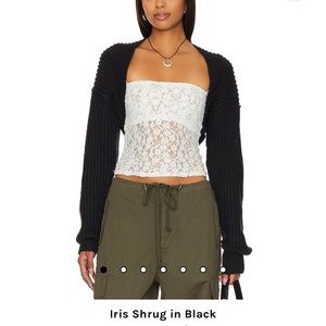 Free People sweater shrug, size M with tags